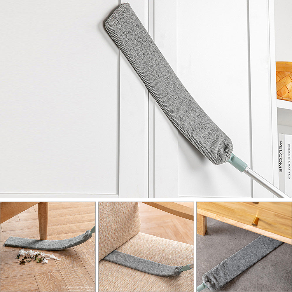 Telescopic Duster Stainless Steel Handle Removable Washable Microfiber