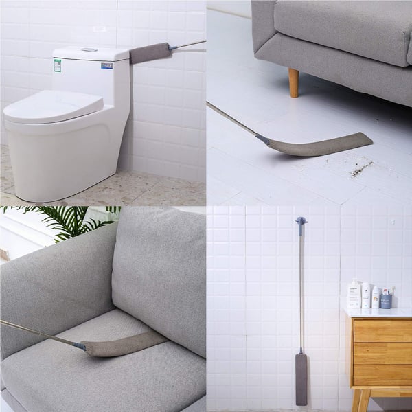 Telescopic Duster Stainless Steel Handle Removable Washable Microfiber