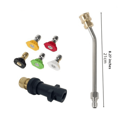 Telescopic Spray Wand 3m Reach Brass & Stainless Steel