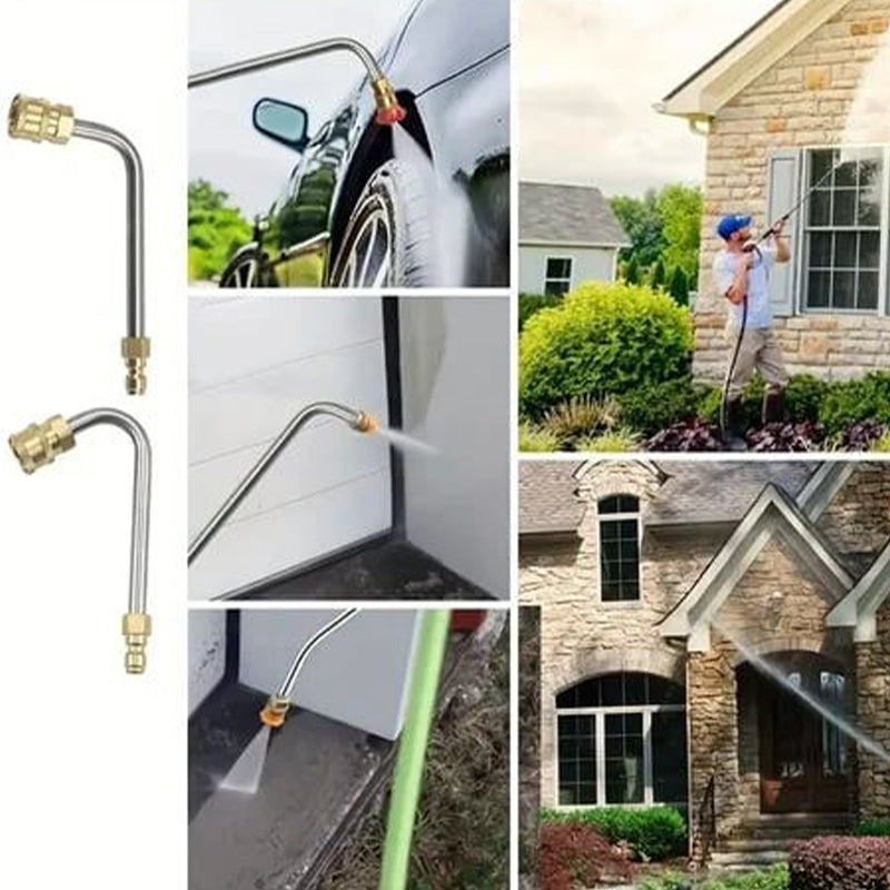 Telescopic Spray Wand 3m Reach Brass & Stainless Steel