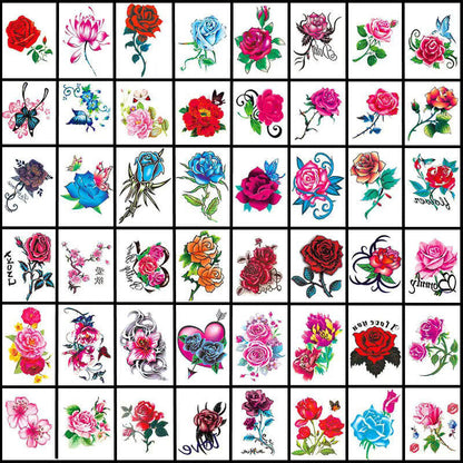 Temporary Tattoo Set Realistic 3D Waterproof & Skin-Friendly