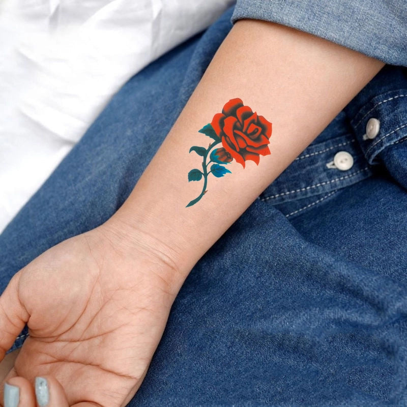 Temporary Tattoo Set Realistic 3D Waterproof & Skin-Friendly