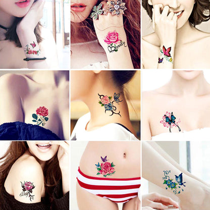 Temporary Tattoo Set Realistic 3D Waterproof & Skin-Friendly