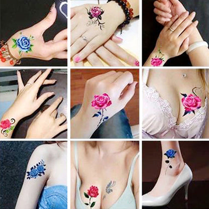 Temporary Tattoo Set Realistic 3D Waterproof & Skin-Friendly