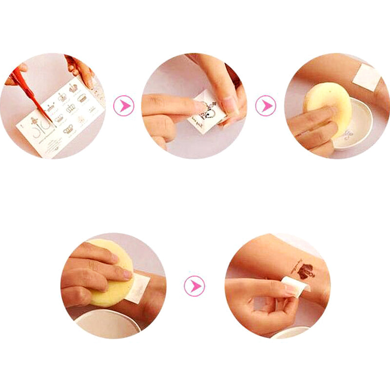 Temporary Tattoo Set Realistic 3D Waterproof & Skin-Friendly