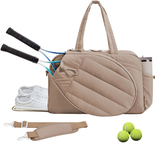 Tennis Bag Padded Racket Compartment Shoe Pocket 42L