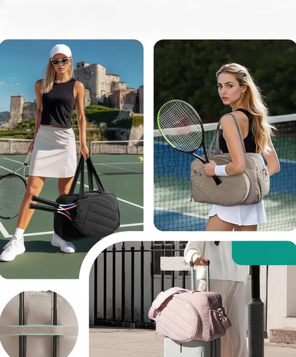Tennis Bag Padded Racket Compartment Shoe Pocket 42L