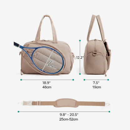Tennis Bag Padded Racket Compartment Shoe Pocket 42L