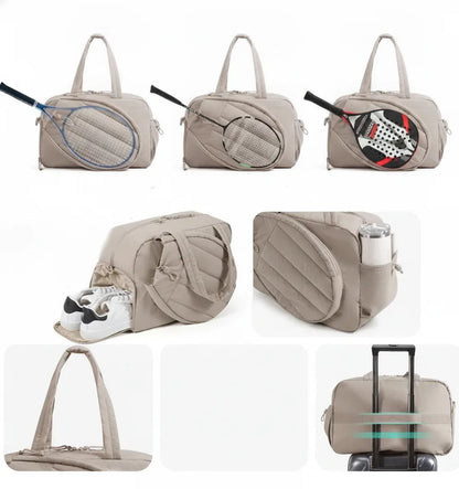 Tennis Bag Padded Racket Compartment Shoe Pocket 42L