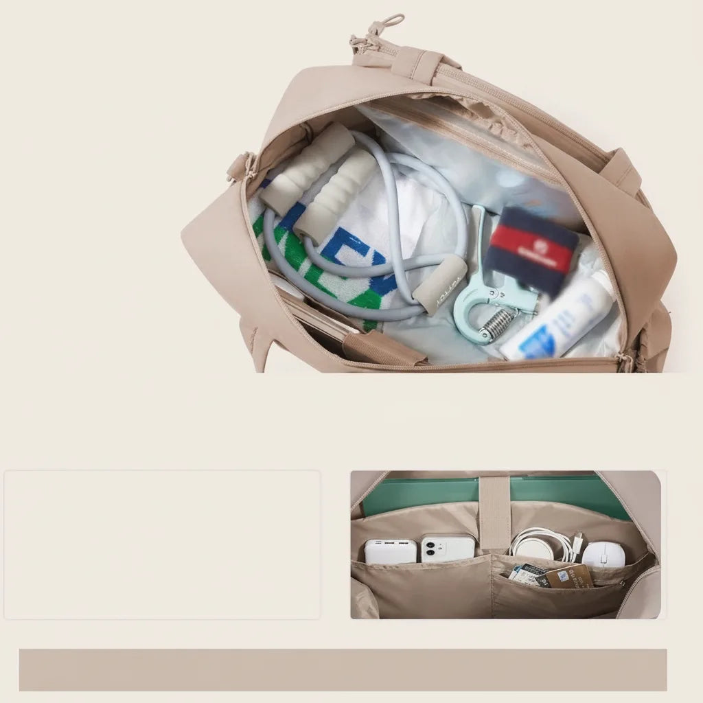 Tennis Bag Padded Racket Compartment Shoe Pocket 42L