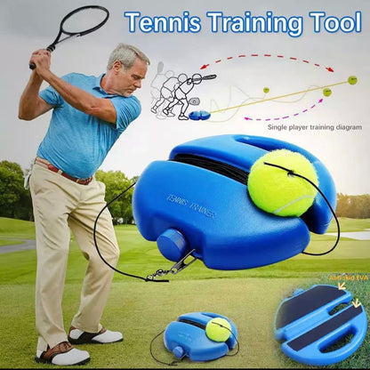Tennis Rebounder Elastic Return Anti-Slip Base