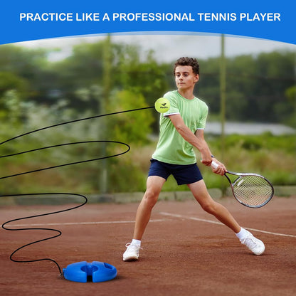 Tennis Rebounder Elastic Return Anti-Slip Base