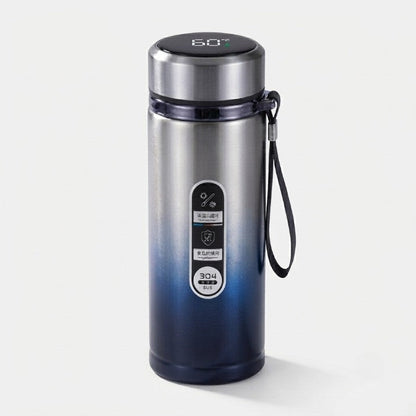 Thermos Bottle LED Temperature Display Vacuum Insulated Leak-Proof