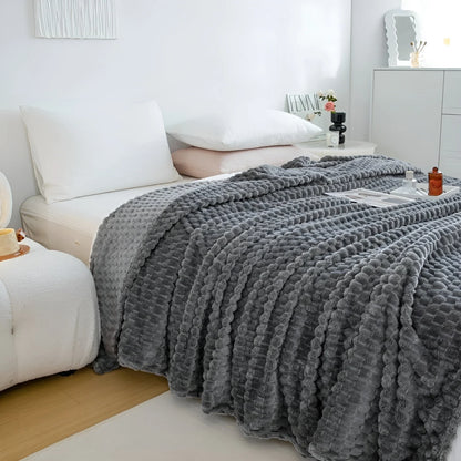 Throw Blanket Microfiber Quilted Machine Washable