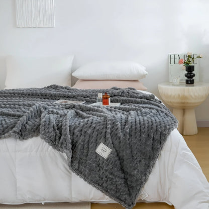 Throw Blanket Microfiber Quilted Machine Washable
