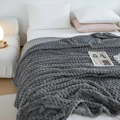 Throw Blanket Microfiber Quilted Machine Washable