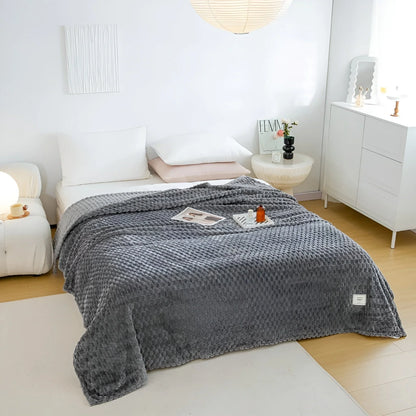 Throw Blanket Microfiber Quilted Machine Washable