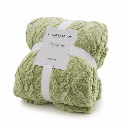 Throw Blanket Reversible Flannel & Faux Lambswool