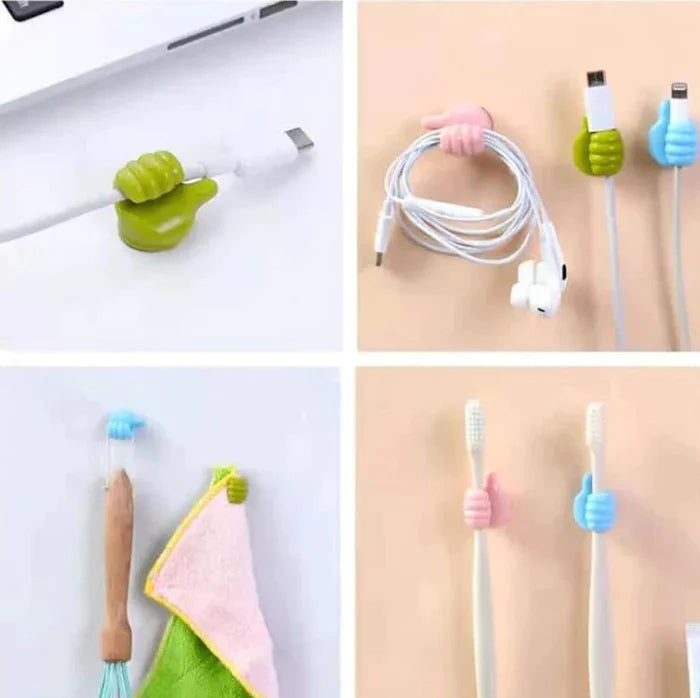 Thumb Hooks Self-Adhesive & Soft Silicone Set of 20