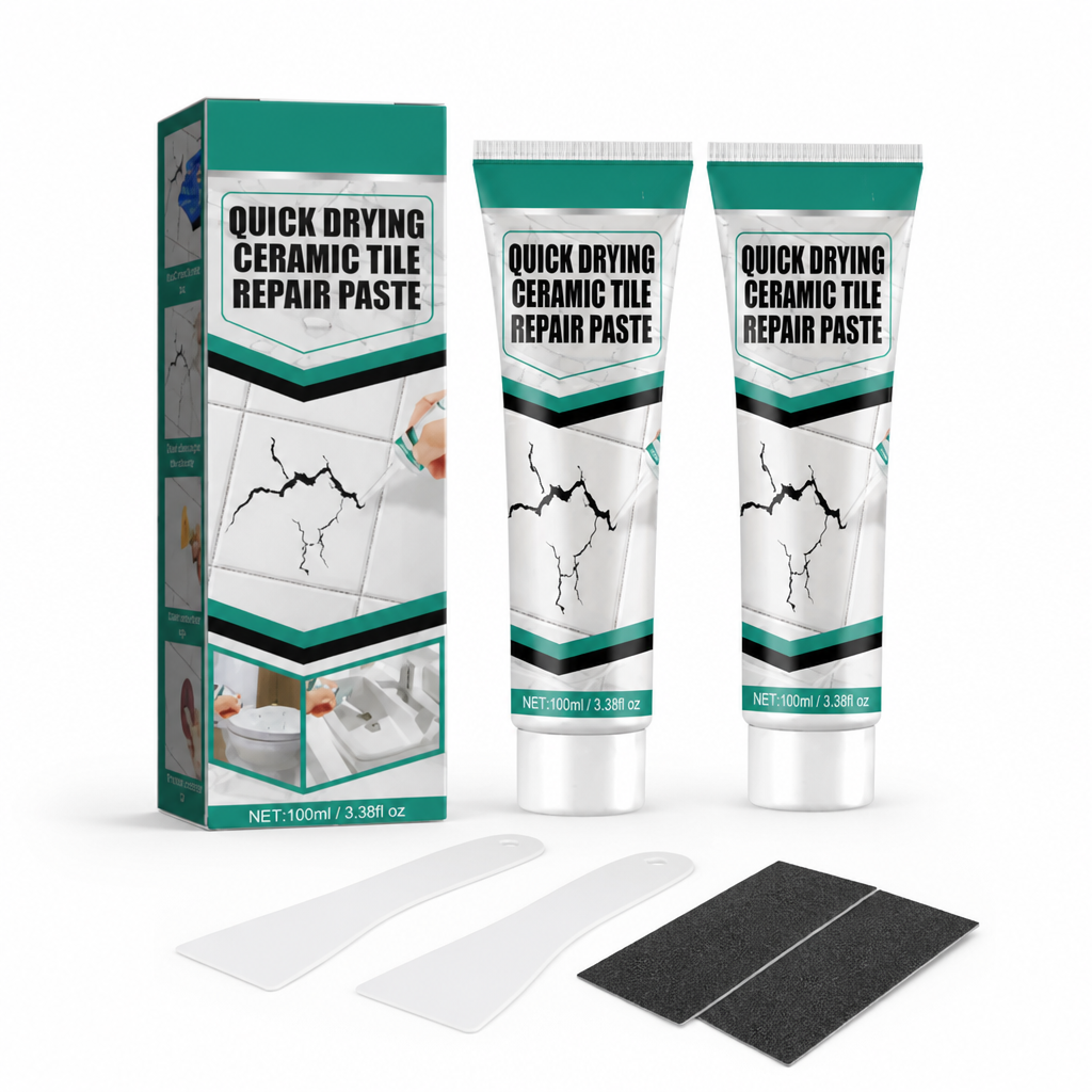 Tile Repair Kit Fast-Drying Waterproof Set of 2