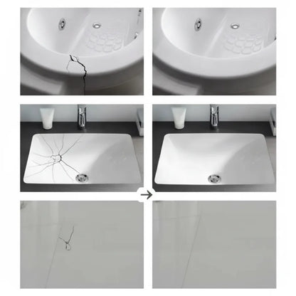Tile Repair Paste Quick-Drying Snow-White For Ceramic & Porcelain