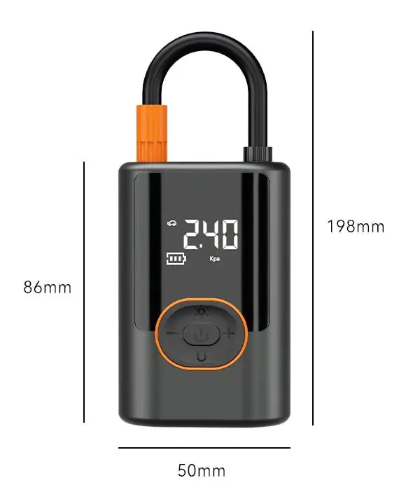 Tire Inflator Cordless Rechargeable 150 PSI Auto-Stop