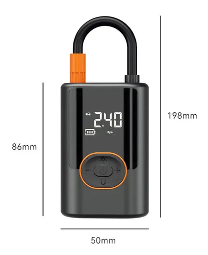 Tire Inflator Cordless Rechargeable 150 PSI Auto-Stop
