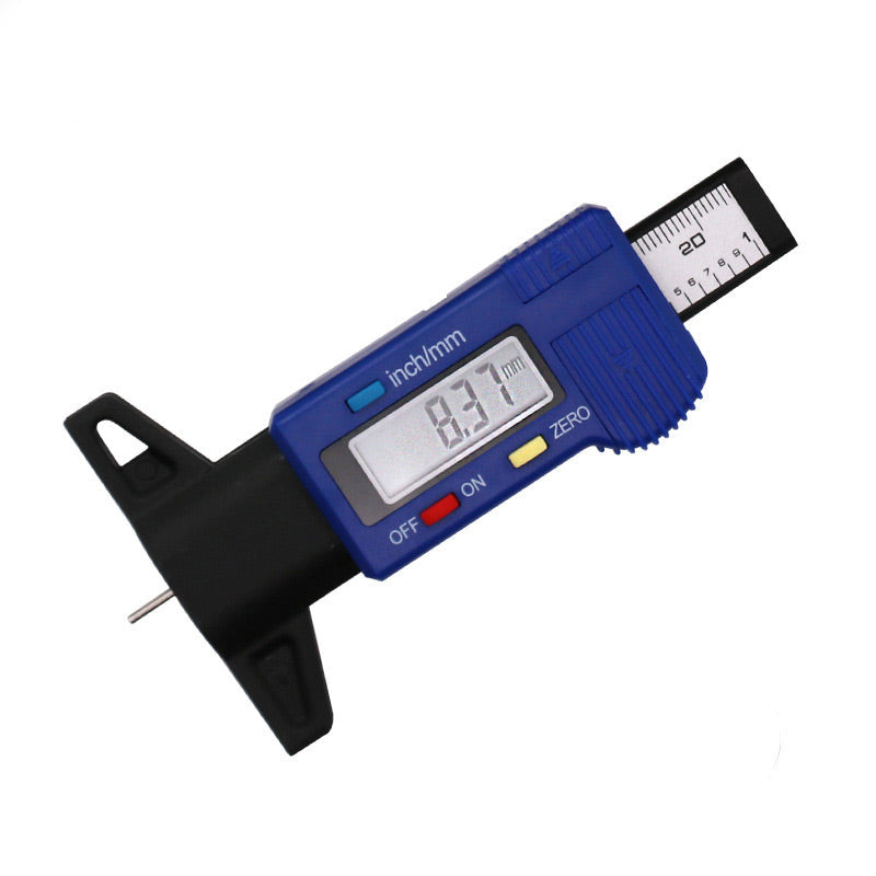 Tire Tread Depth Gauge Digital LCD Metal Tip