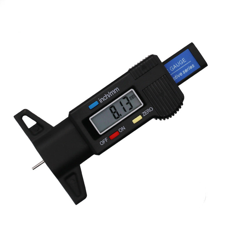 Tire Tread Depth Gauge Digital LCD Metal Tip