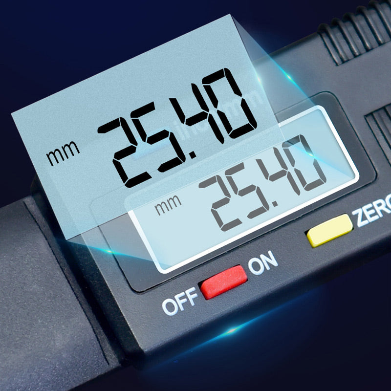 Tire Tread Depth Gauge Digital LCD Metal Tip