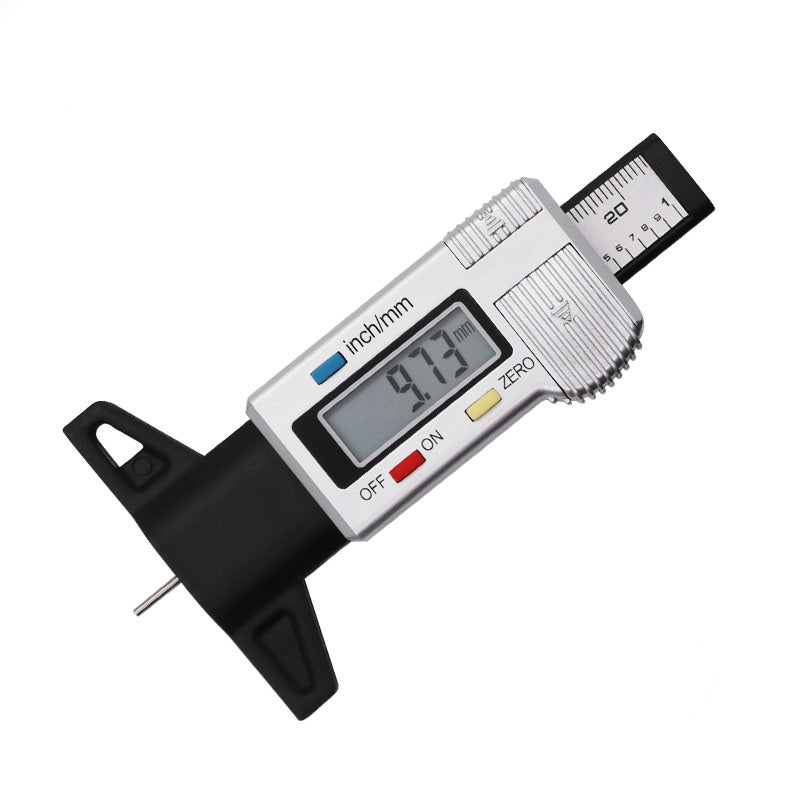 Tire Tread Depth Gauge Digital LCD Metal Tip