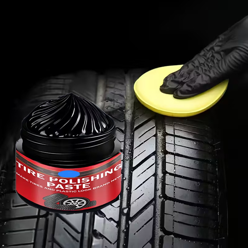 Tire & Trim Paste Restores Deep Black UV Protection