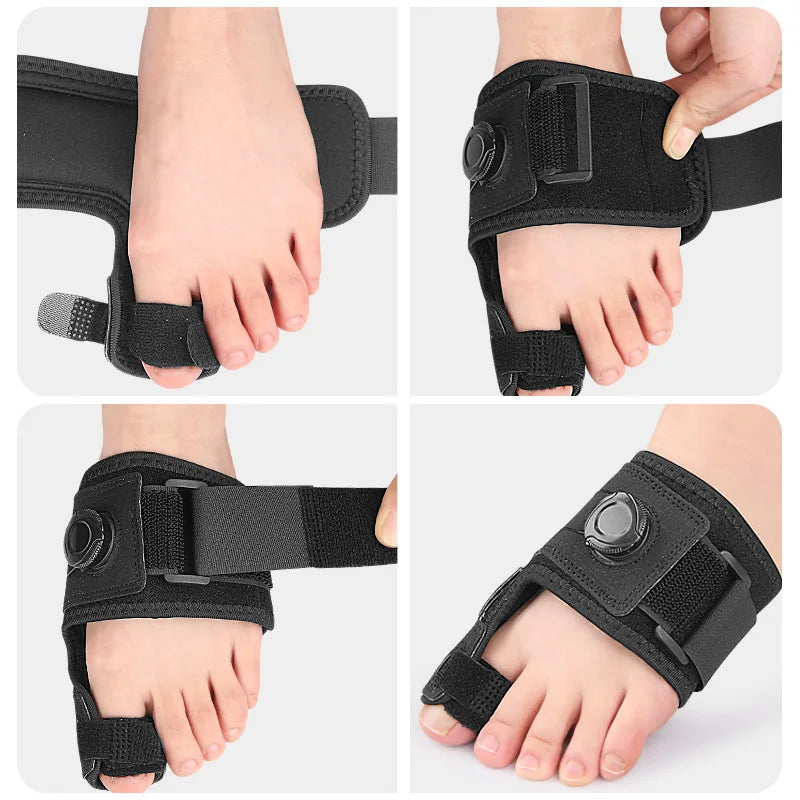 Toe Brace Adjustable Rotation Steel Wire Breathable Fit