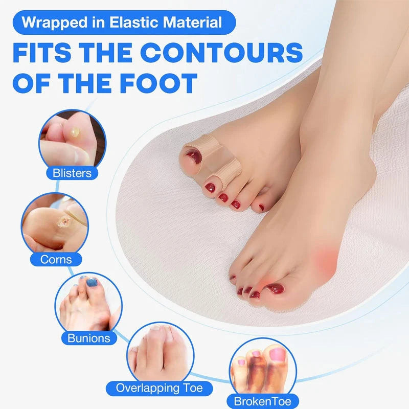 Toe Separator Set Soft Padded Breathable One Size
