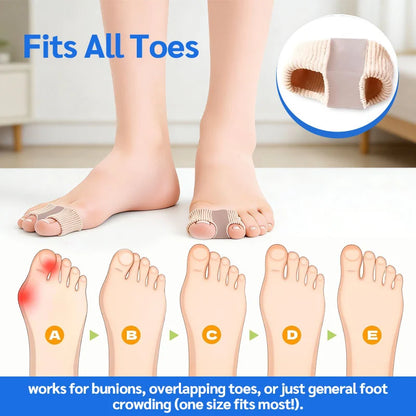 Toe Separator Set Soft Padded Breathable One Size
