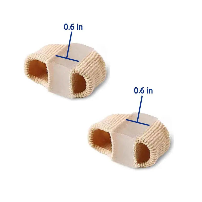Toe Separators Silicone Double-Loop Set of 2