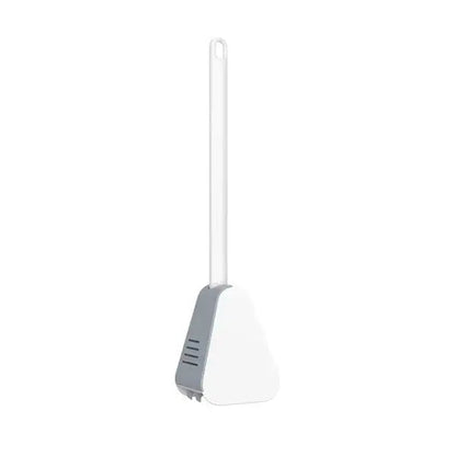 Toilet Brush Flexible Silicone Bristles Quick-Drying Tool-Free Wall Mount