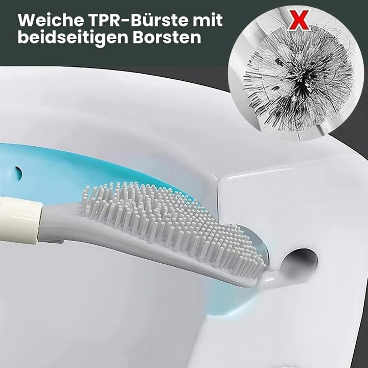 Toilet Brush Integrated Spray Ventilated Wall Mount