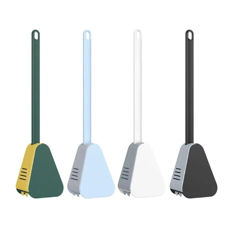 Toilet Brush Triangular Head & Soft TPR Bristles