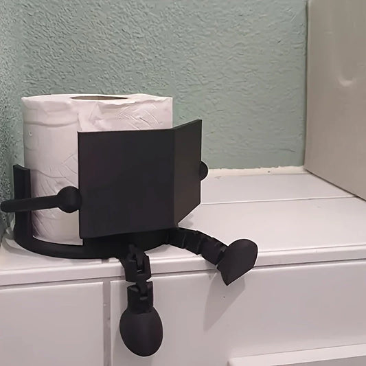 Toilet Paper Holder Adjustable Arm Flexible Joint Resin