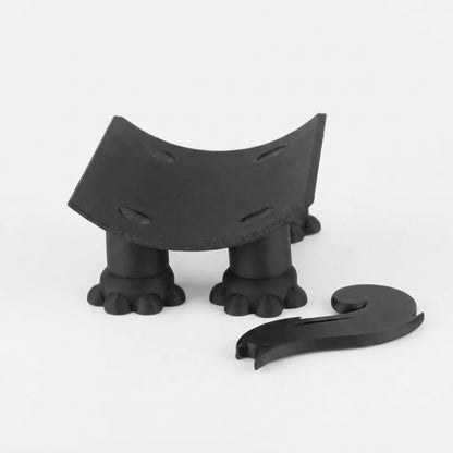 Toilet Paper Holder Freestanding Cat Silhouette Fits Standard Rolls
