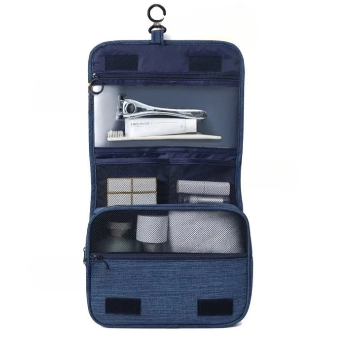 Toiletry Bag Foldable Water-Repellent Hanging Hook