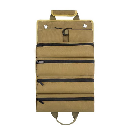 Tool Bag Roll-Up Removable Compartments & Reinforced Fabric