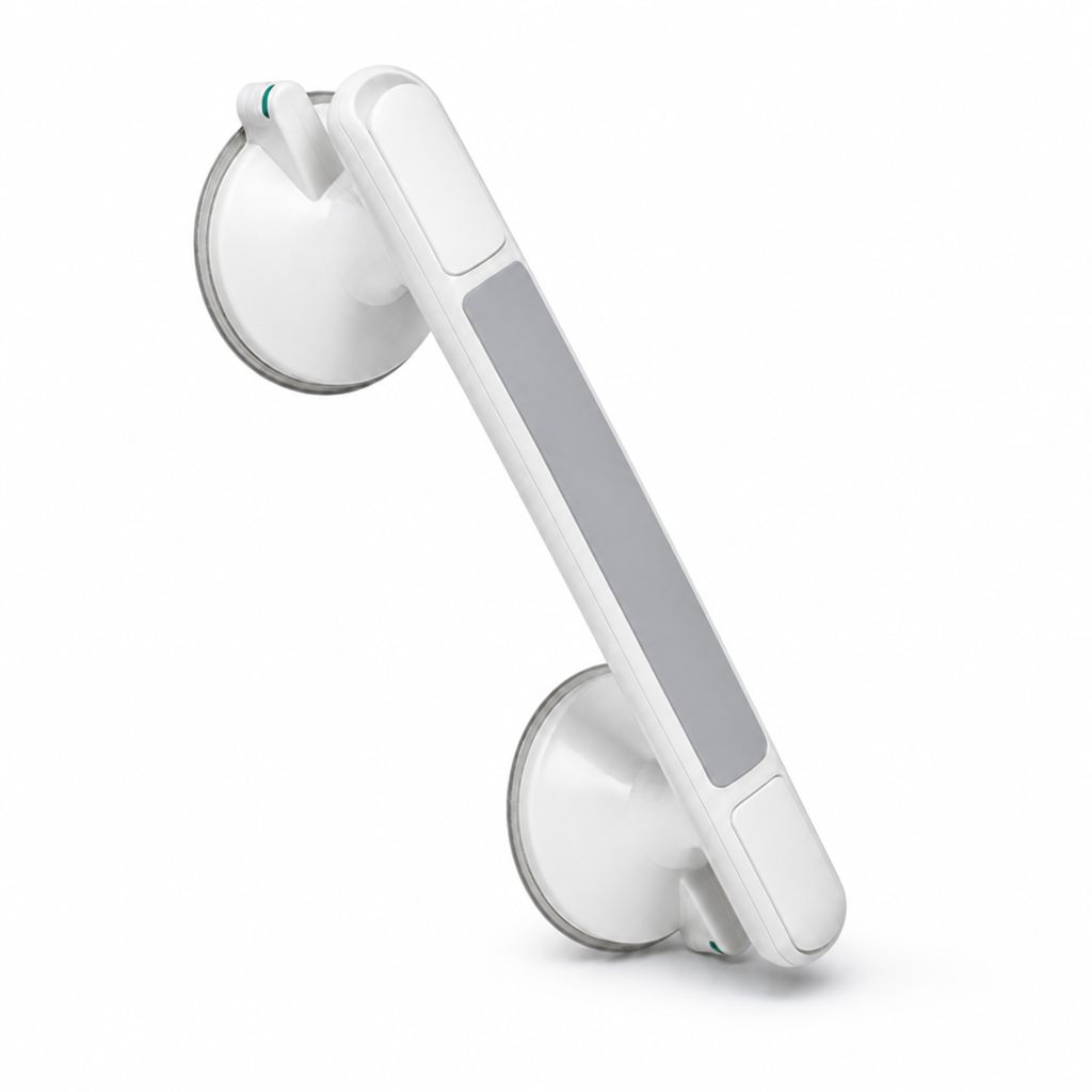 Tool-Free Locking Suction Shower Grab Handle