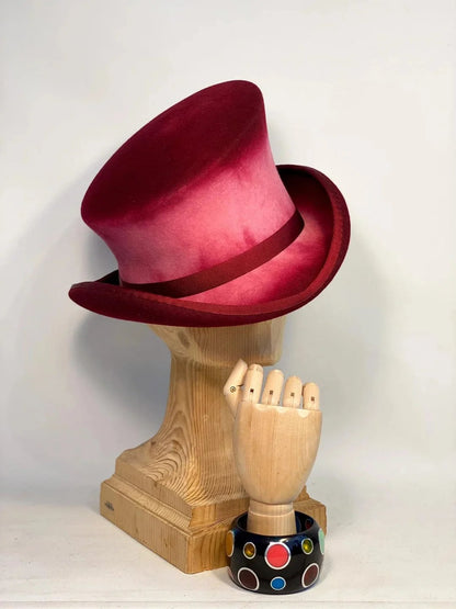 Top Hat Asymmetrical Hand-Sewn 100% Wool