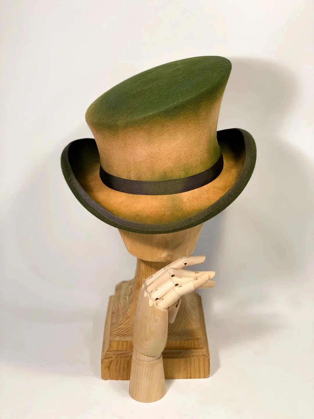 Top Hat Asymmetrical Hand-Sewn 100% Wool
