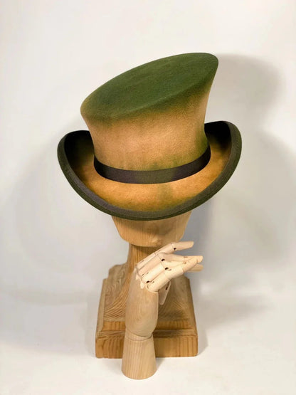Top Hat Asymmetrical Hand-Sewn 100% Wool