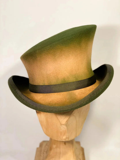 Top Hat Asymmetrical Hand-Sewn 100% Wool