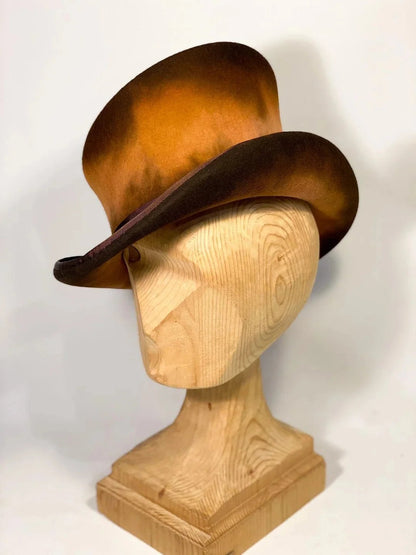 Top Hat Asymmetrical Hand-Sewn 100% Wool