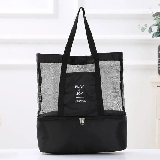 Tote Bag Insulated Cooler & Dual Compartments